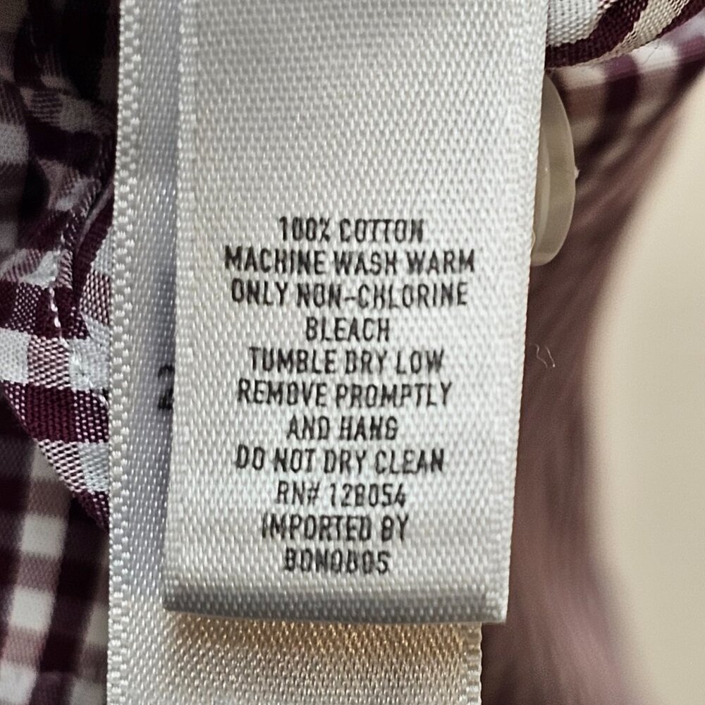 Bonobos Standard Fit Wrinkle Free Button Down 16 - Picture 7 of 7